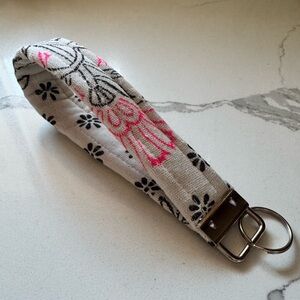Handmade Upcycled Free People Keychain Wristlet